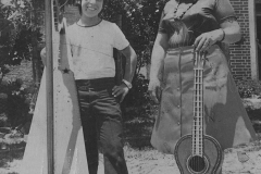 1974 - avec ma mère Luisa Lucena à 12 ans - Paraguay