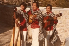 1983 - Jerusalem avec Los tres amigos paraguayos